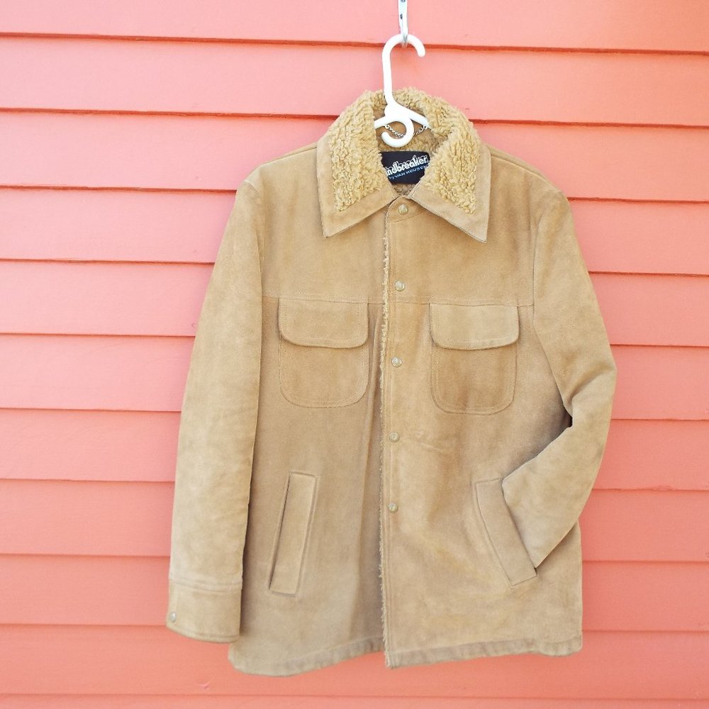 Vintage Windbreaker by Van Heusen Leather Jacket